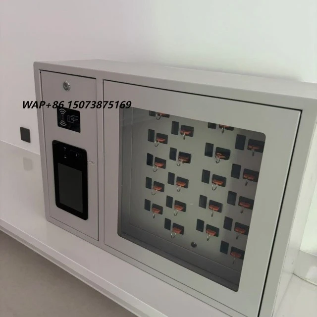 Intelligent Smart Key Cabinet 10 Slots Face Recognition Management of Company Car Keys Cabinet Self-srvice Key Box