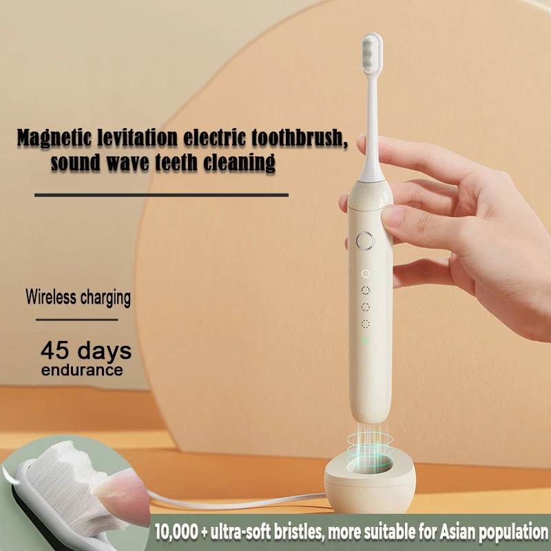 Electric ToothbrushAdults.  Sonic Toothbrush & Accessories. 45-Day Battery, 4 Modes. Travel Toothbrush. Ideal Christmas Gifts