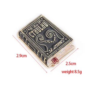 Vintage Fashion Cthulhu Bad Broocha Retro HP Lovecraft Miskatonische Universität Pins Broschen für Männer Cosplay -Schmuck Schmuck 8 Hauptverkäufe Cthulhu Lovecraft - №6