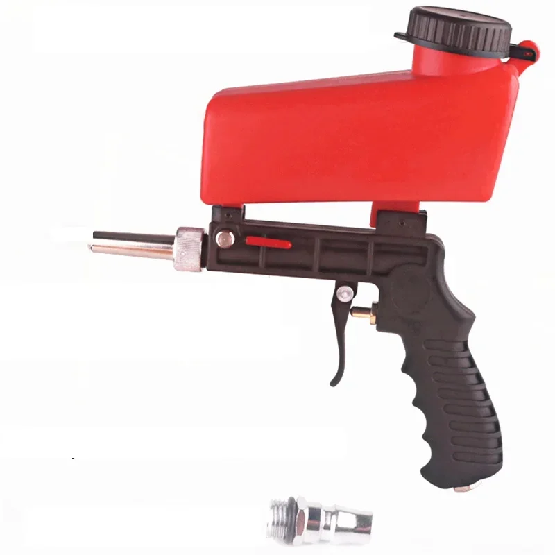 Small New 198L/min Sandblasting Gun Pneumatic Sandblasting Machine Manual Portable Rust Removal Sandblasting Gun Head