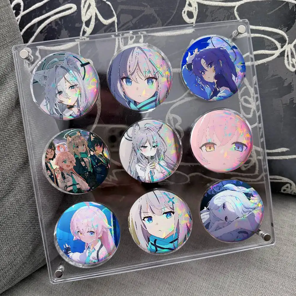 Game B-Blue A-Archive For Badge Custom Cartoon Lapel Pin Metal Brooch Badges For Backpack Clothing Decoration