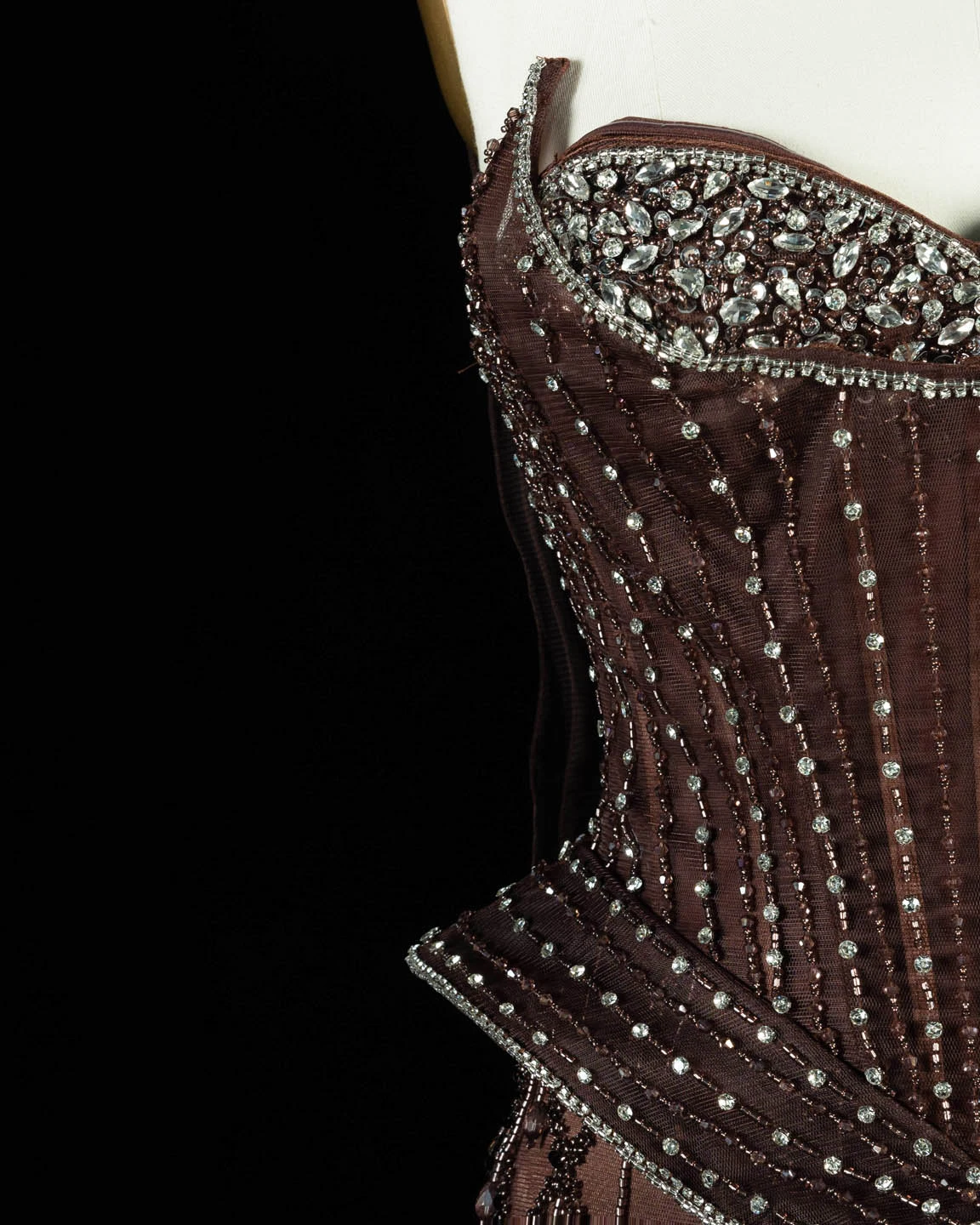 Sharon Said Abendkleid Luxuriöses Meerjungfrauenkleid mit Herzausschnitt, Tüll, Kristallkorsett, Dubai, formelle Party, Hochzeitsgast, Kleider SS118, Maßanfertigung – Detail 38