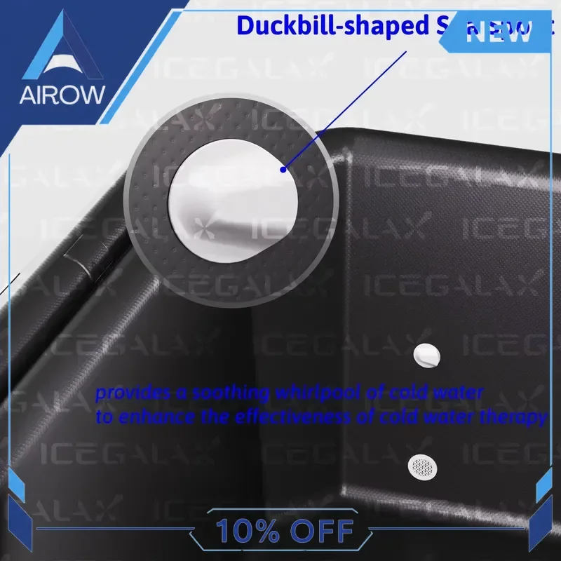 for Ice Bath Tub Inflatable Cold Plunge Pool PVC Portable Soaking Tub Indoor Outdoor Recovery Fitness Home Gym Use