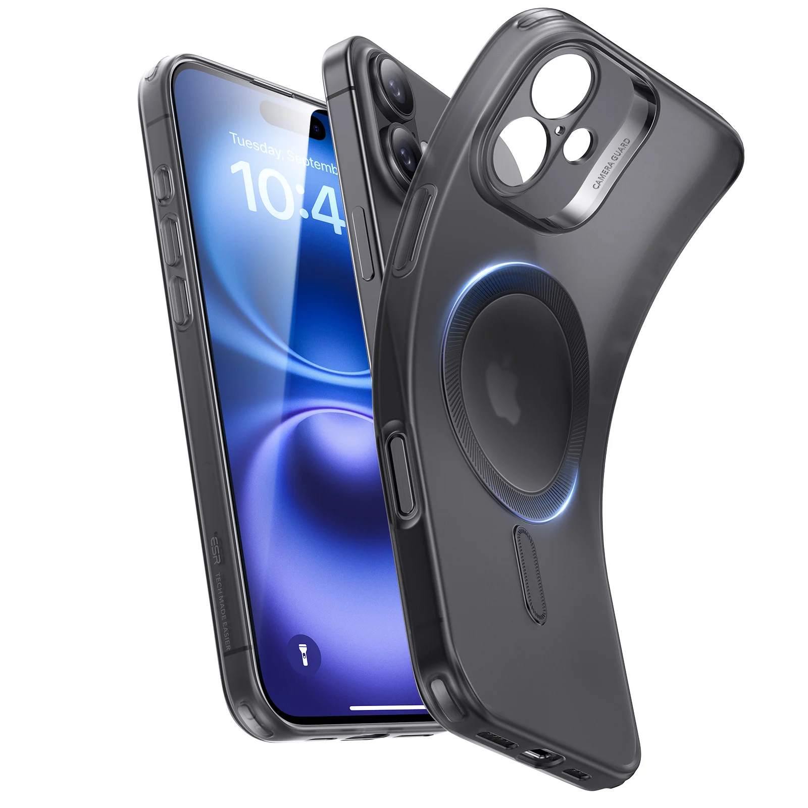 Etui magnetyczne ESR do iPhone'a 16 Pro Max, odporne na żółknięcie i zarysowania, matowe etui na telefon do iPhone'a 16/15/14/13
