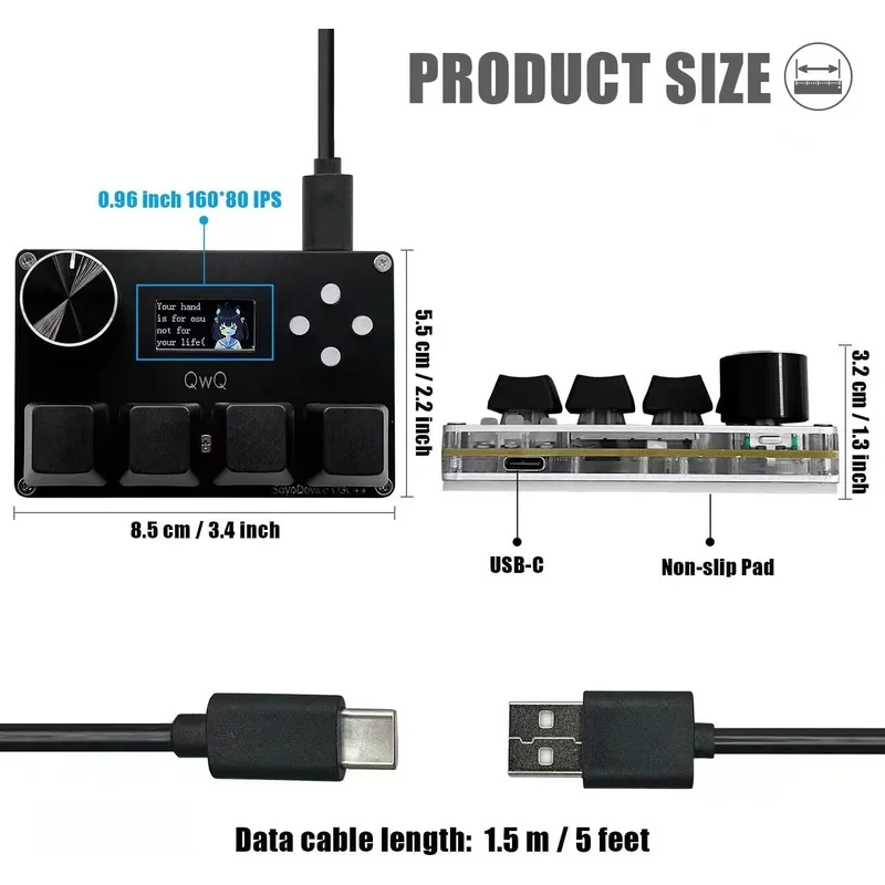 OEM Replacement  Sayodevice O3C++ OSU Keyboard Rapid Trigger Hall Switches Magnetic Linear Switch