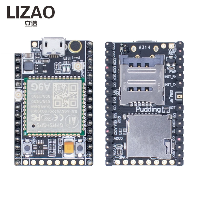 A9G Development Board GSM GPRS GPS BDS Quad-band Module Wireless Communication Board With GPS Antenna