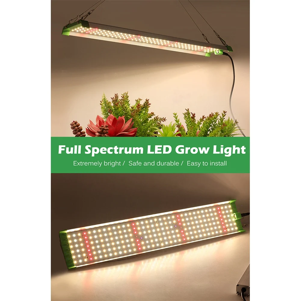 ABKO-85W luz LED de cultivo con Samsung LM281B lámpara de crecimiento de plantas de espectro completo para plantas hidropónicas de invernadero interior enchufe de la UE