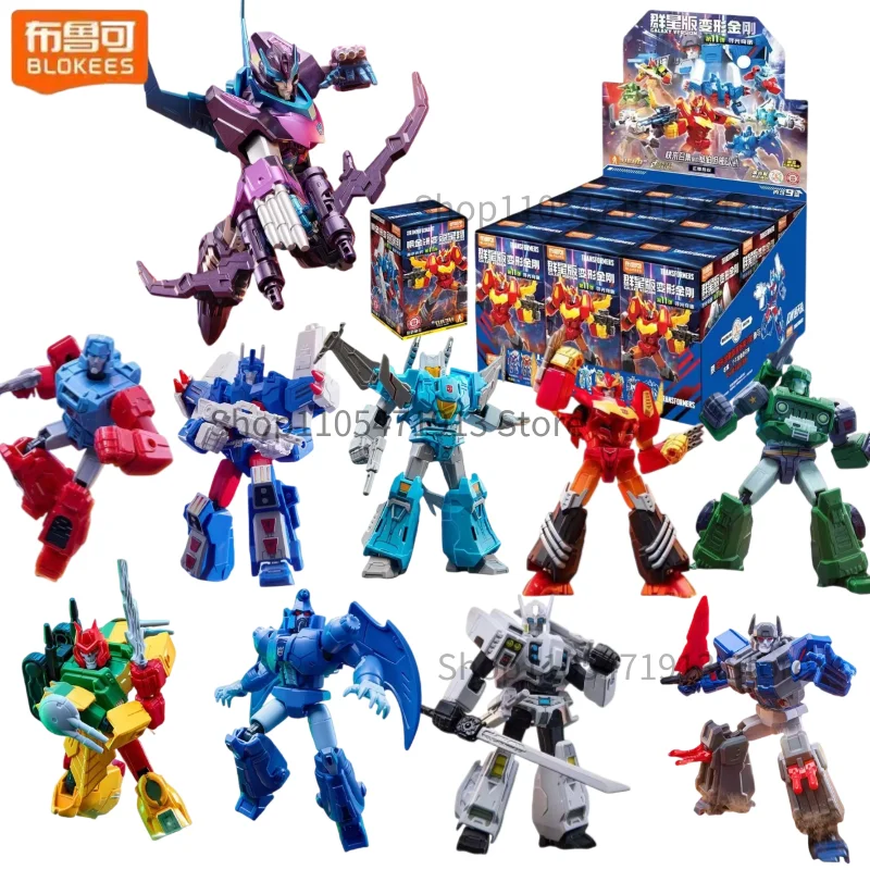 New Blokees Transformers Galaxy Version Wave 11 Light‑Seeking Journey Movable Building Block Assembly Model Toy
