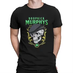 Fashion Music Rock T-Shirt for Men Round Collar 100% Cotton T Shirt Dropkick Murphys Short Sleeve Tee Shirt Gift Idea Clothes