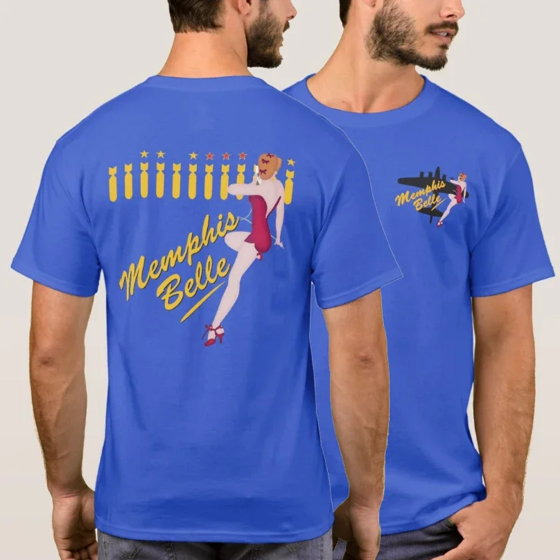 B-17 Flying Fortress Memphis Belle T-Shirt 100% Cotton O-Neck Summer Short Sleeve Casual Mens T-shirt Size S-3XL image 2