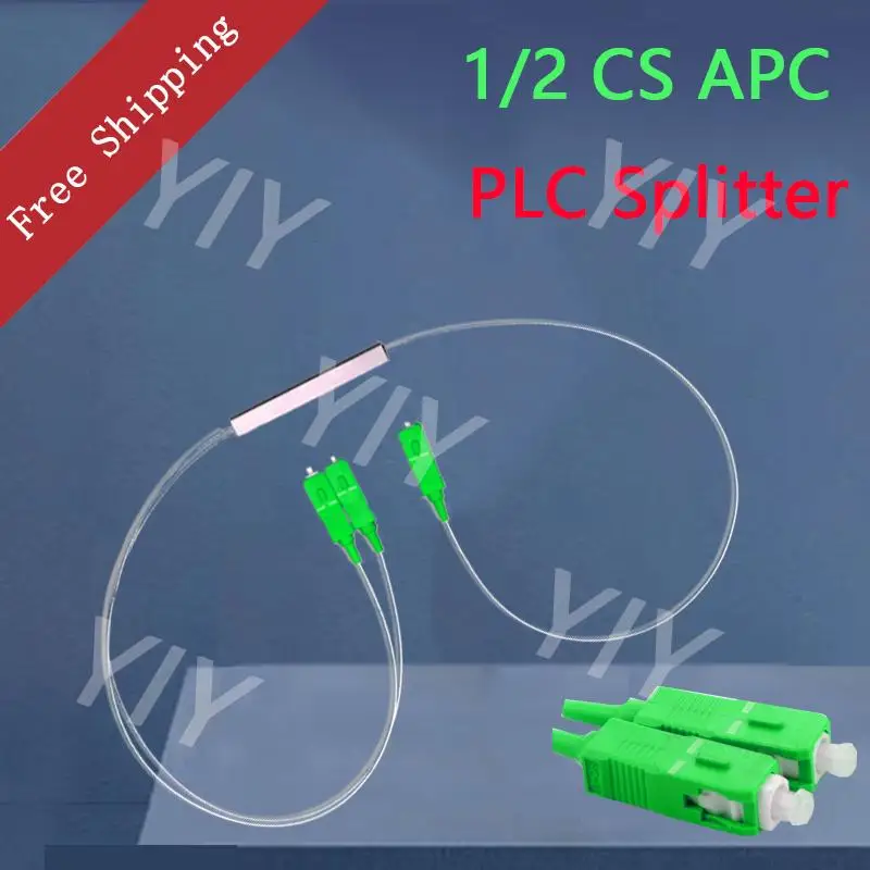 

Free Shipping10Pcs/Lot 0.9mm Steel Tube 1x2 Mini Blockless 1*2 SC/APC Connector Fiber Optic PLC Splitter