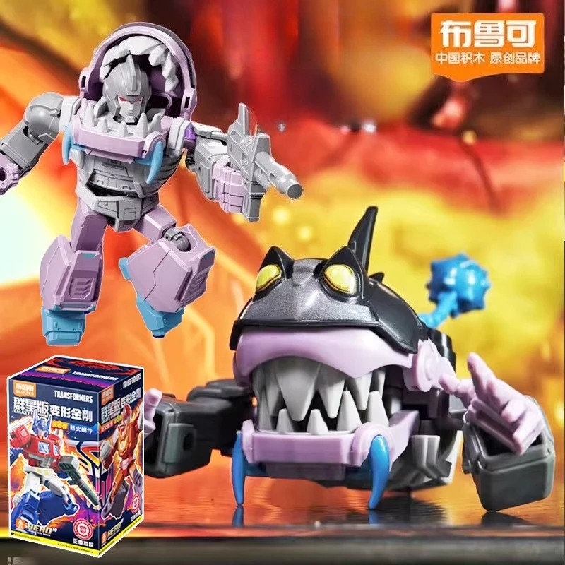 

Новая серия Blokees Transformers One Galaxy Version 8: Слепая коробка с фигурками Уникрон, Оптимус Прайм, Метроплекс, Гнав. Сборная подвижная модель-игрушка. Подарок.