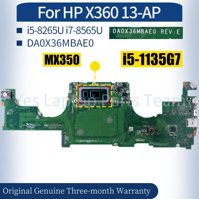 

Материнская плата DA0X36MBAE0 для HP X360 13-APLaptop