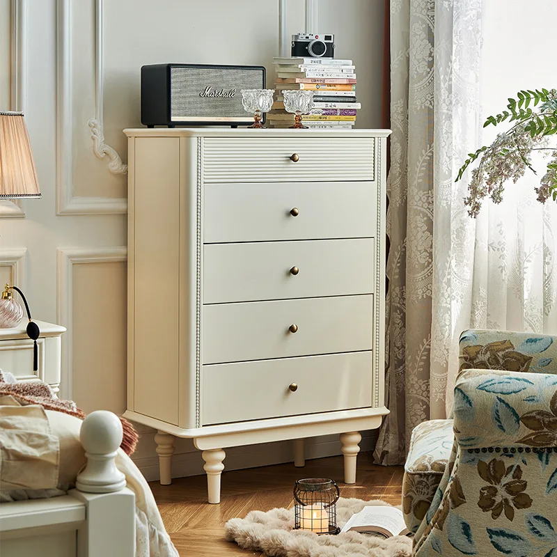 

Medieval style chest cabinet all solid wood living room bedroom storage storage cabinet