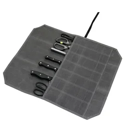 Chef Knife Roll Bag Kitchen Cooking Tool Portable Durable Waterproof Carry Bag Knife Storage Pocket Knives Organizer Accessories