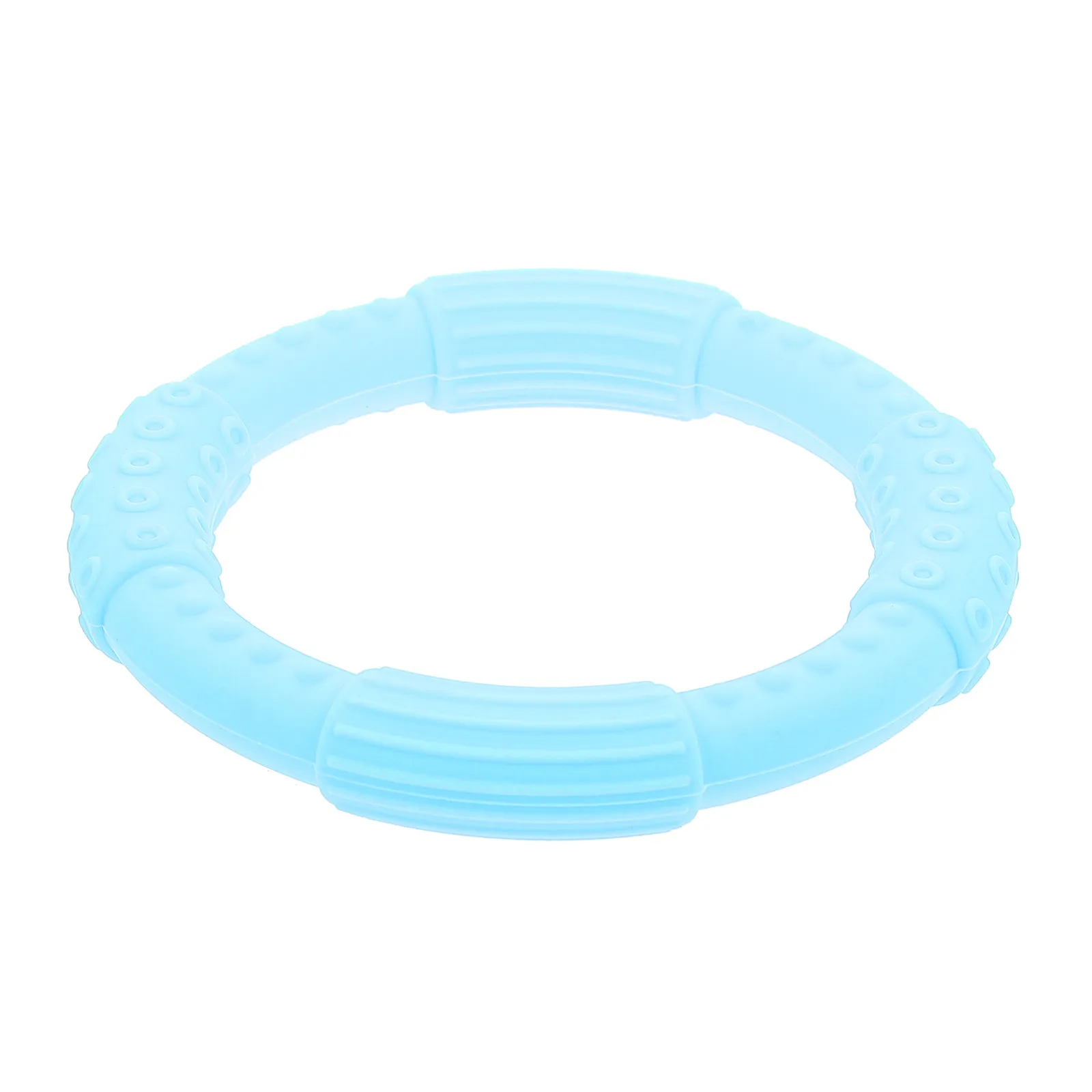 

1 шт. Детский силиконовый браслет-прорезыватель для младенцев, легкий, с гладкими краями, мультяшный дизайн, для жевания и прорезывания зубов малышами