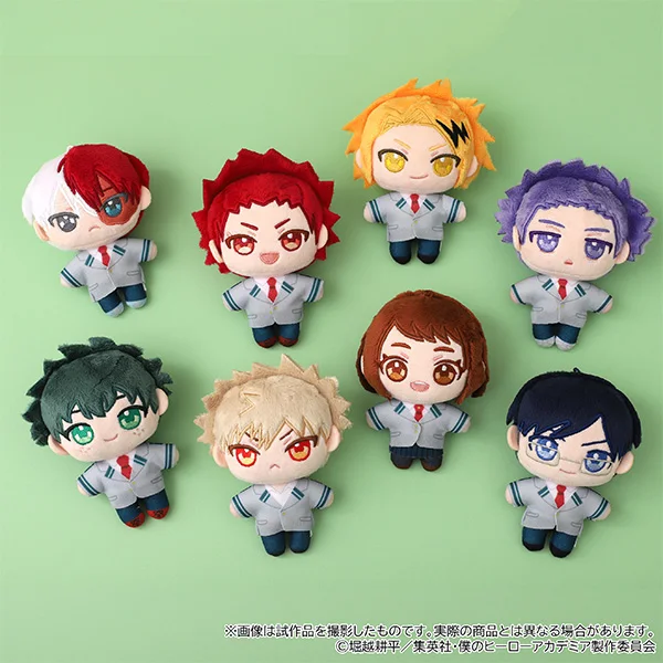 

Аутентичная моя геройская академия, аниме, окружающие персонажи, одежда для кампуса, 12 см, плюшевая кукла, кулон, игрушка, фестиваль, подарки-сюрпризы