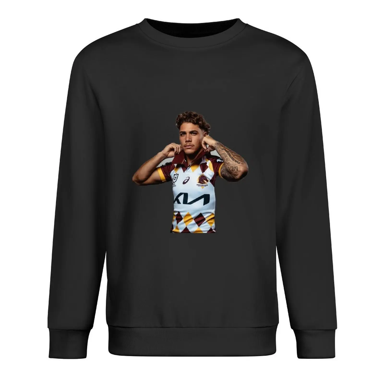 

Reece Walsh Broncos hot photo jersey Pullover blouse men wear men's autumn clothes mens clothes aesthetic sweatshirts