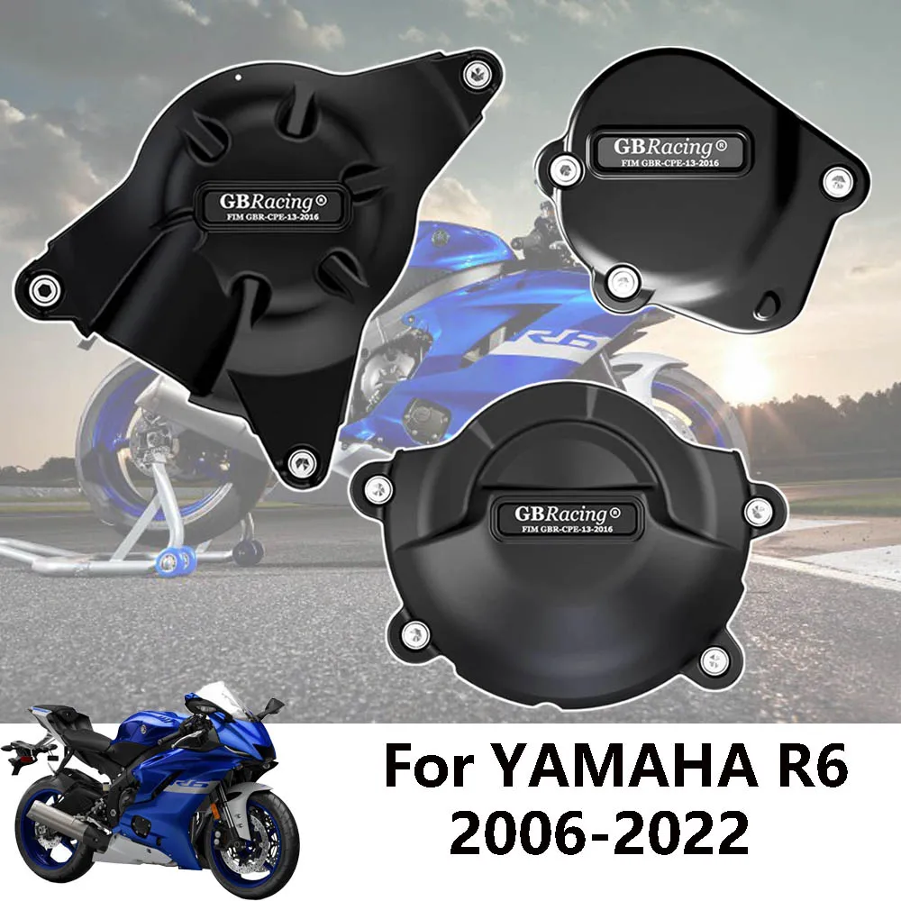 NEW Motorcycle Engine Covers Protectors GB Racing For YAMAHA R6 2006-2022 Engine Covers Protectors Accessories