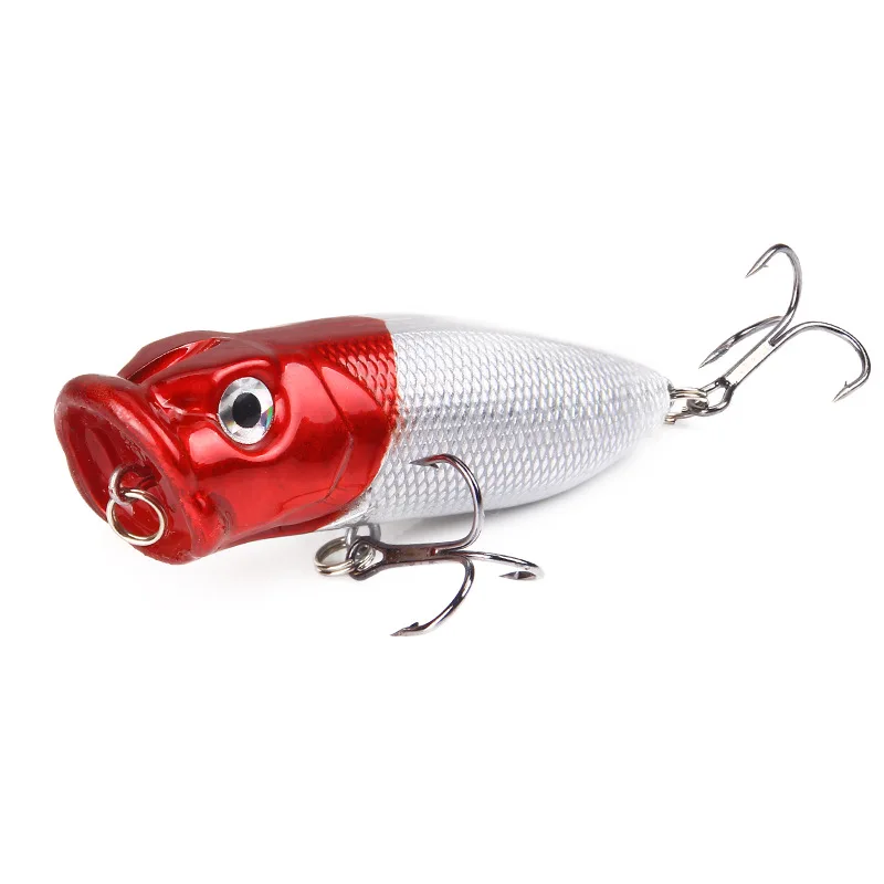 6 Stück 6 Farben (Opp-Beutel)/5 Stück 5 Farben (mit Box) 6,5 cm/10 g Köder schwimmende Angelköder Bleistiftköder Popper Top Wasser künstliche Köder – Detail 10