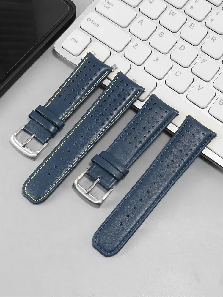 Suitable for C-i-t-i-z-e-n Leather Watch with Air Eagle AT8020/JY8078 Blue Angel One, Two and Three Generations Bracelet