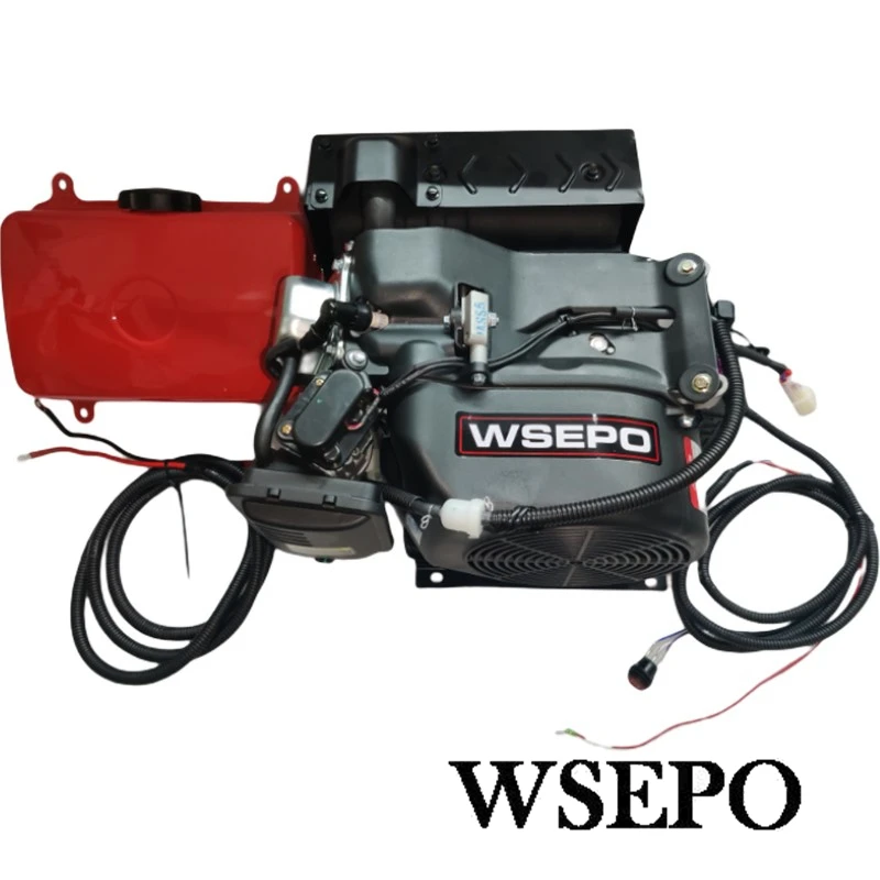 WSE5000FAH 5KW AutoStart Auto-Choke/Throttle Petrol LPG NG Propane Multi-Fuel DC Extender Charging Generator For E-Bike Mini EV