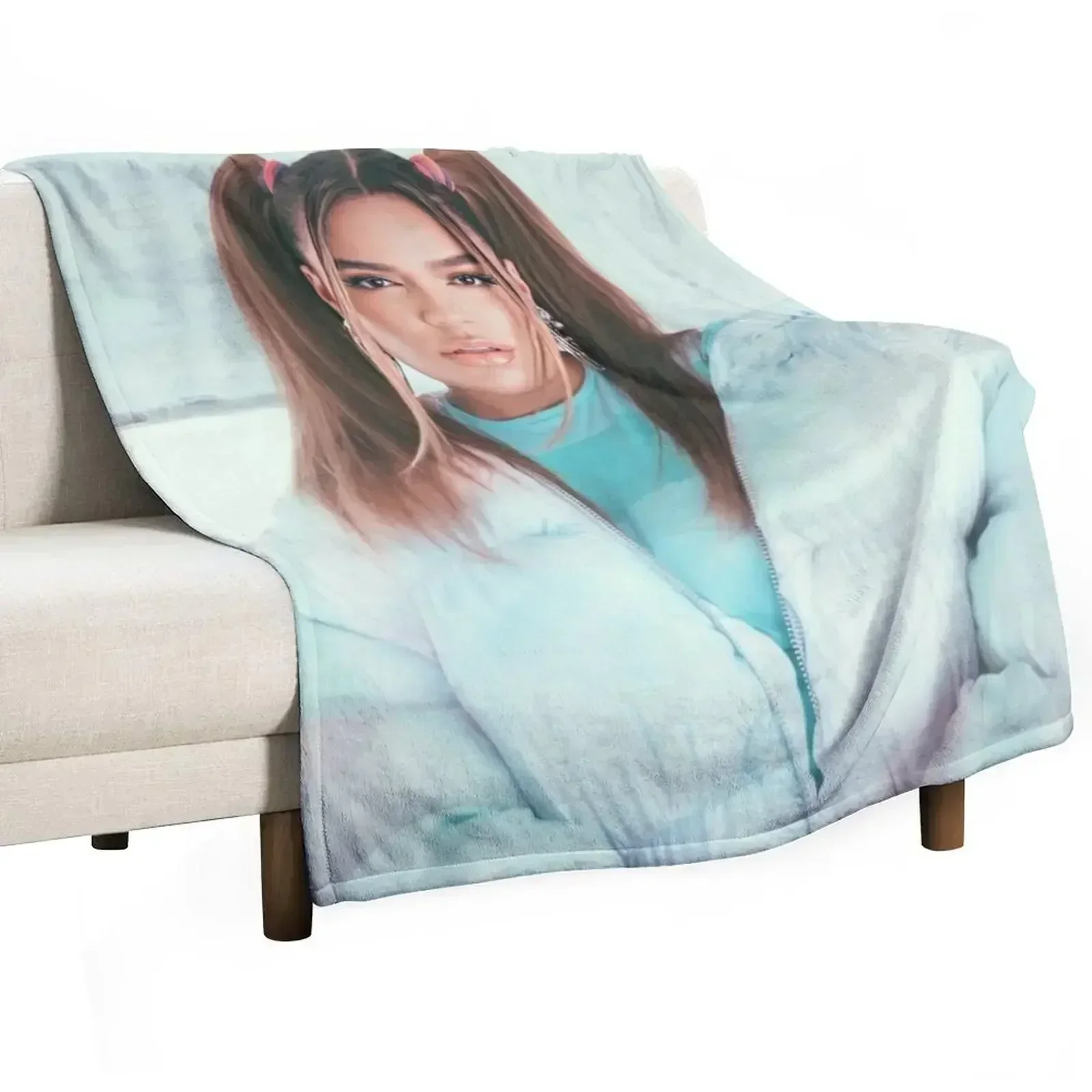 KAROL G Throw Blanket Custom Cute Plaid christmas decoration Polar Travel warm winter Blankets