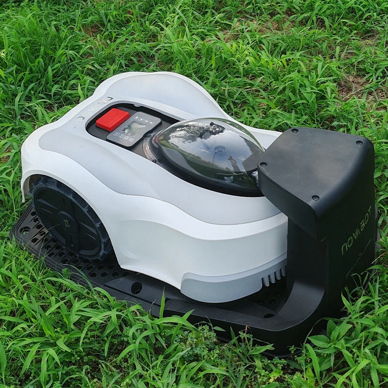 STLF高効率全自動芝刈り機 電動スチールロボット 携帯電話接続 DIYガーデン 庭園