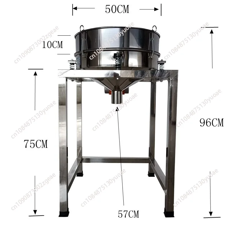 

Vibrating Screen Shaking Screen Powder Machine Stainless Steel Screening Machine Electric Flour Screen Industrial Electric Scree