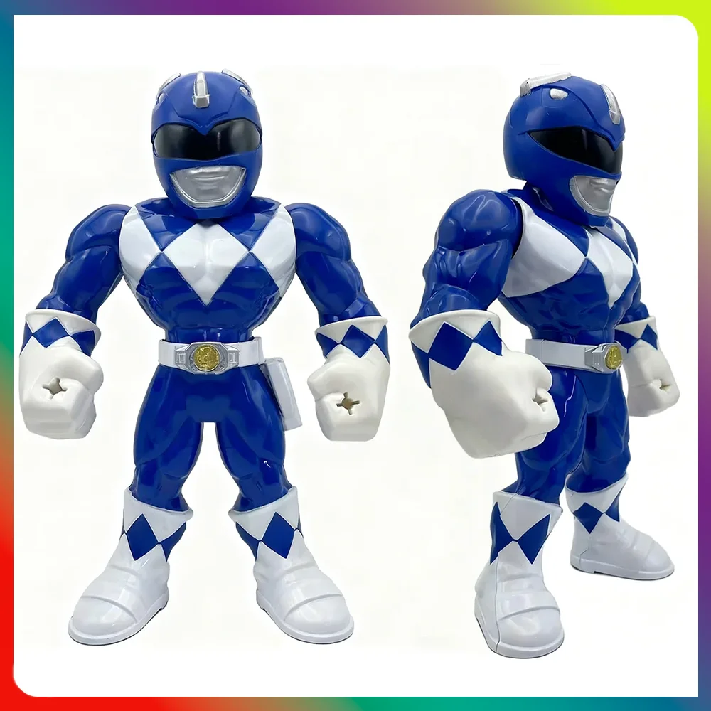 Nuevo Original Hasbro Power Rangers serie Blue Ranger Pink Ranger Black Ranger figuras de acción decoración de escritorio regalo de cumpleaños para chico