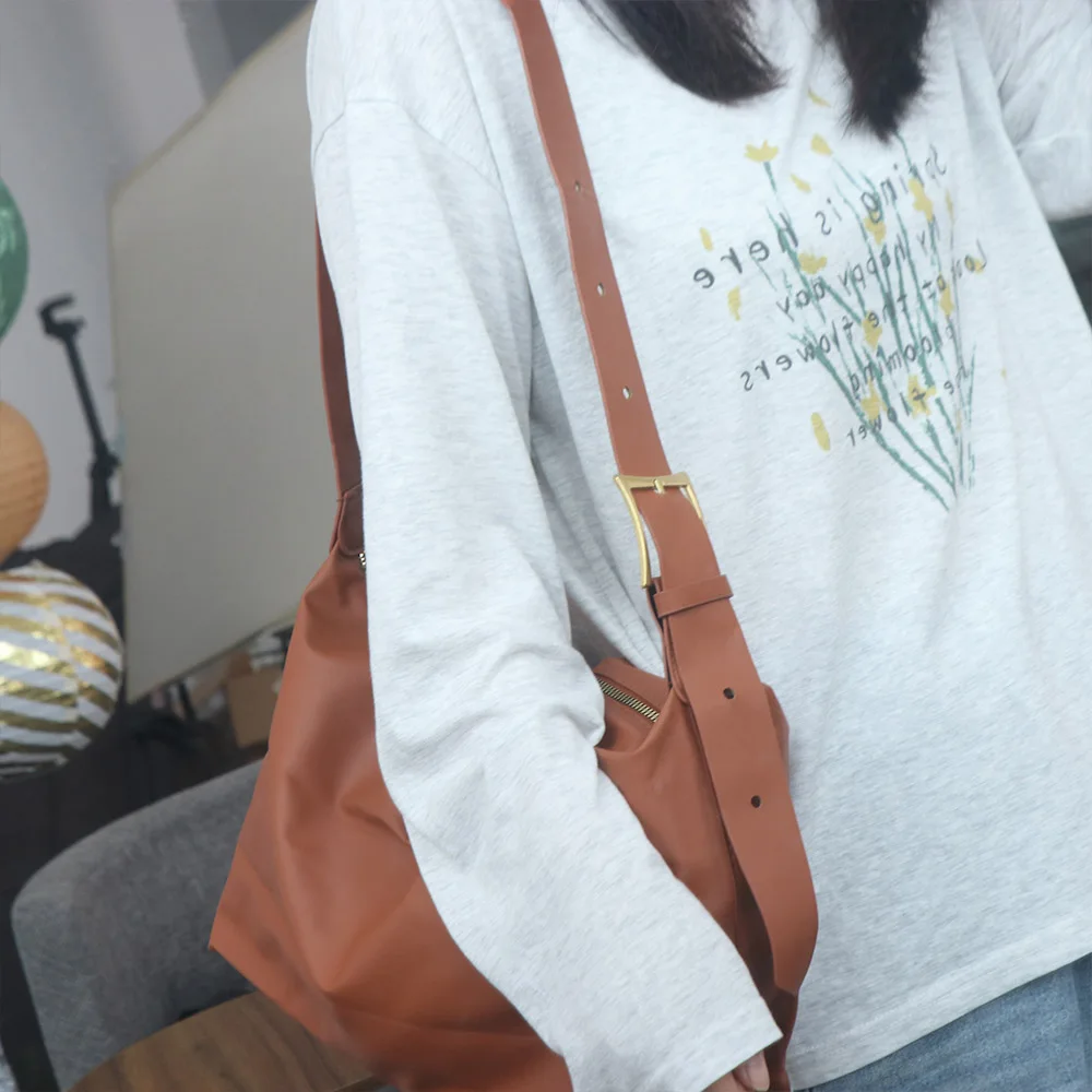 

Простой дизайн подушки, сумка через плечо Boston, классическая повседневная кожаная сумка на плечо, большая вместительная водонепроницаемая женская сумка-тоут для девочек