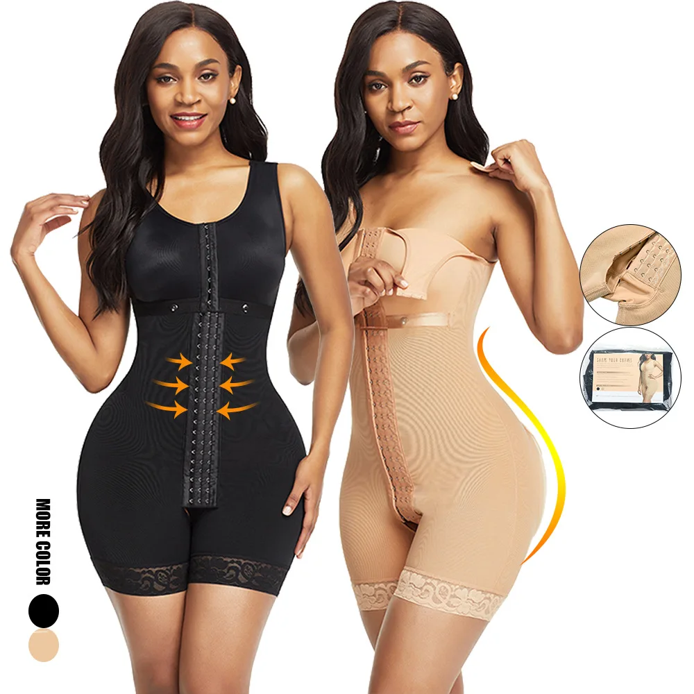 Full Shapewear Women Body Shapers Colombian Reducing Tummy Shaper Corrective Underwear Waist Trainer Slimming Bodysuit