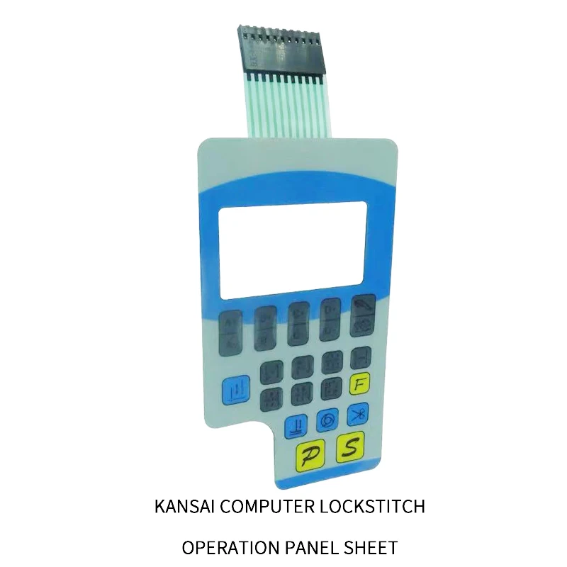 KANSAI Operation Panel Sheet Board Membrane Keypad Switch Paper Sticker Computer Lockstitch Industrial Sewing Machine Spare Part