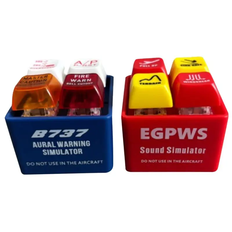【RECOMENDAR】Voice Second Generation EGPWS Warning Sound Emulator 2Pc Set For Pilot Crew Refresher