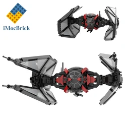 1129 Pcs Mocs Sets Star Movie Spaceship Imperia Model Bricks TIE Whisper (TIE/wi) Starfighters Kits Builidng Blocks Fighter Toys