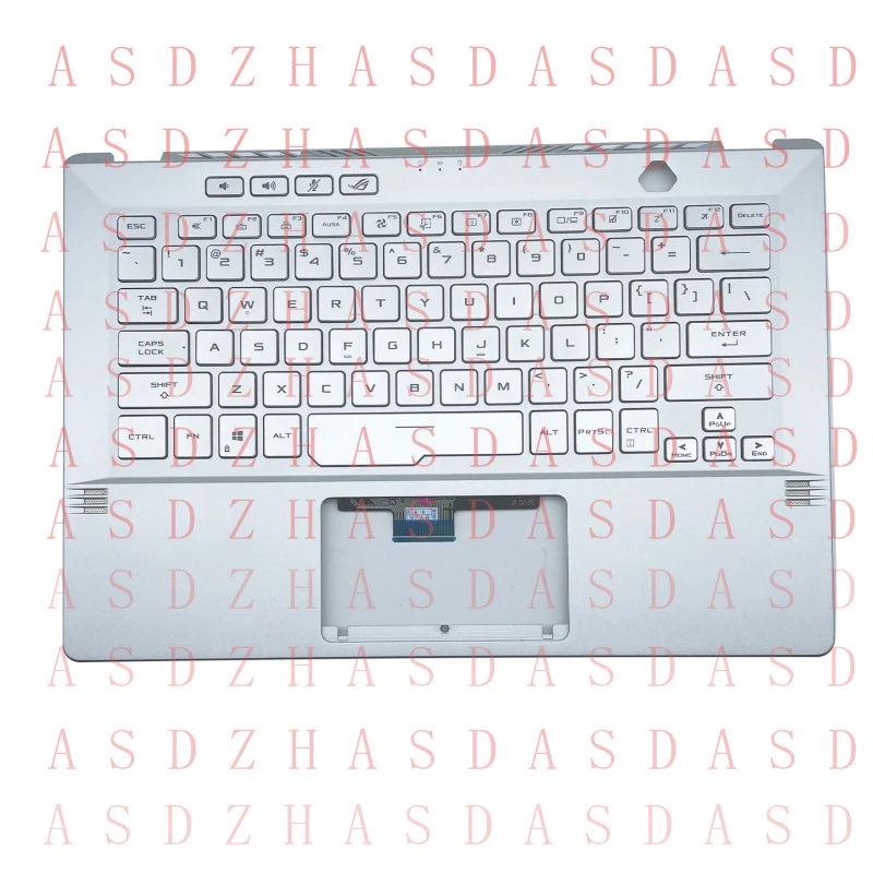 Z  For Asus GA401Q GA401 GA401I GA401U Palmrest Case Backlit Keyboard Silver 14