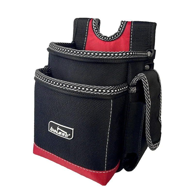 Hardware tool waist bag thick wear-resistant waterproof Oxford cloth carpentry tool storage waist hanging bag