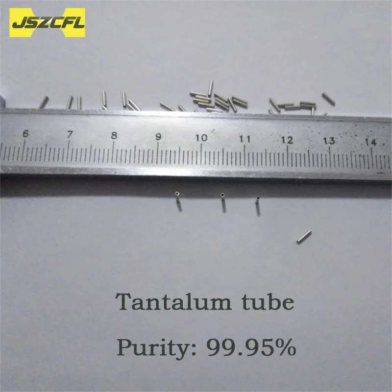 Purity 99.95% Tantalum Tube Capillary Outer Diameter 3.3 2 0.6 0.2mm Guide Tube Corrosion Resistance for College Experiments