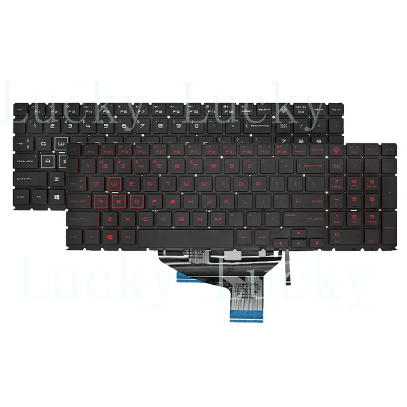 f For HP Omen 15-DC 15-DH TPN-Q211 C143 Laptop Keyboard Backlist Keyboard