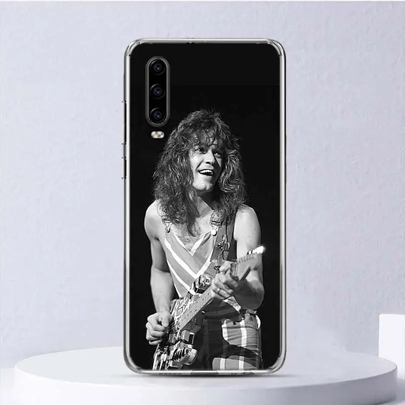 Eddie Van Halen Graphic Guitar Soft Case For Huawei P30 Lite P40 P20 P10 P50 Pro Phone Cover Mate 20 30 40 10 P30Lite Shell Fund