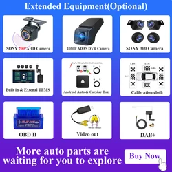 FengShiDa Calibration Cloth Tempered Film For Car Radio Player Android DAB+DVR TPMS CARPLAY OBD SONY 360 Camera