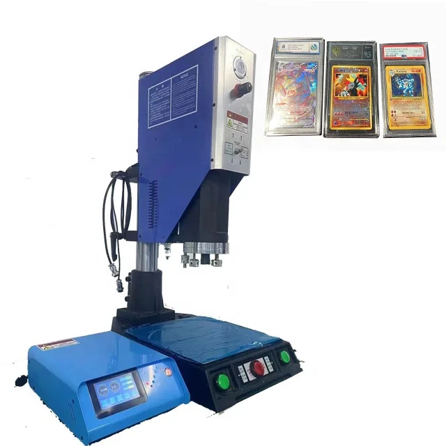 Máquina de soldadura ultrasónica de plástico para tarjetas de clasificación PSA, estuches de monedas, 15k 2600w