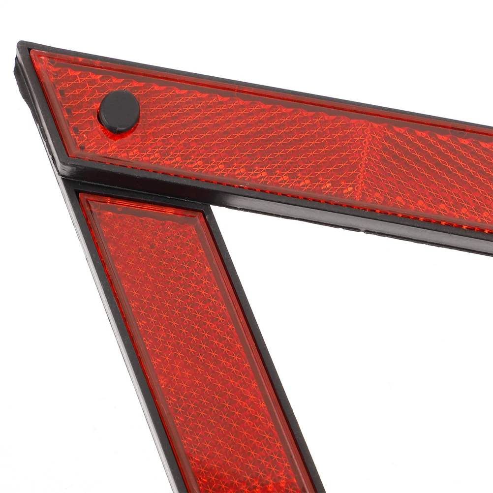 4 Pcs Warning Triangle Indicating Signal Reflector Reflective Triangles Roadside Portable