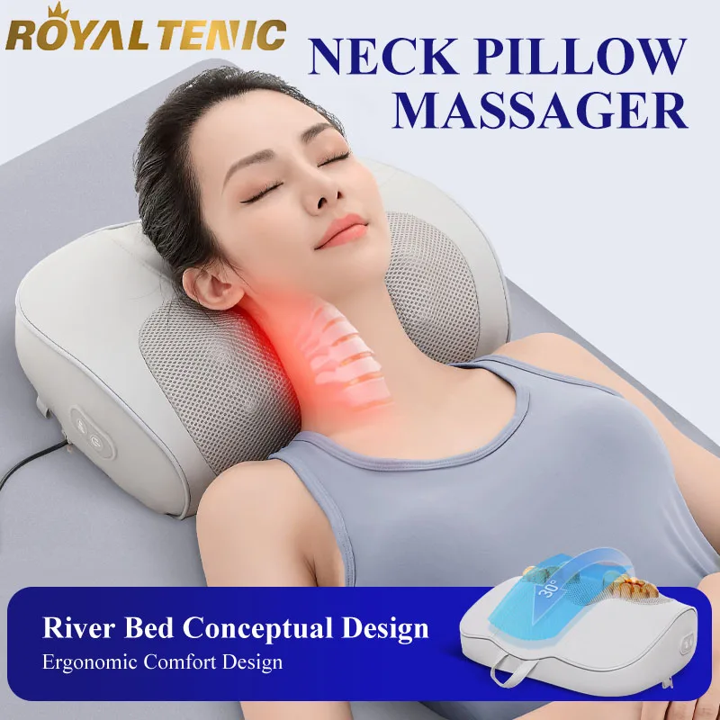 

Electric Massager cervical pillows kneading necks Traction Relax Sleeping Memory Foam Pillow Spine Support Household Bed Cushion