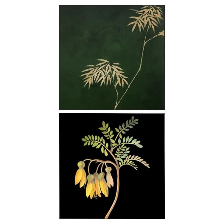 

Chinese Plant Hanging Paintings Exquisite Living Room Decorative