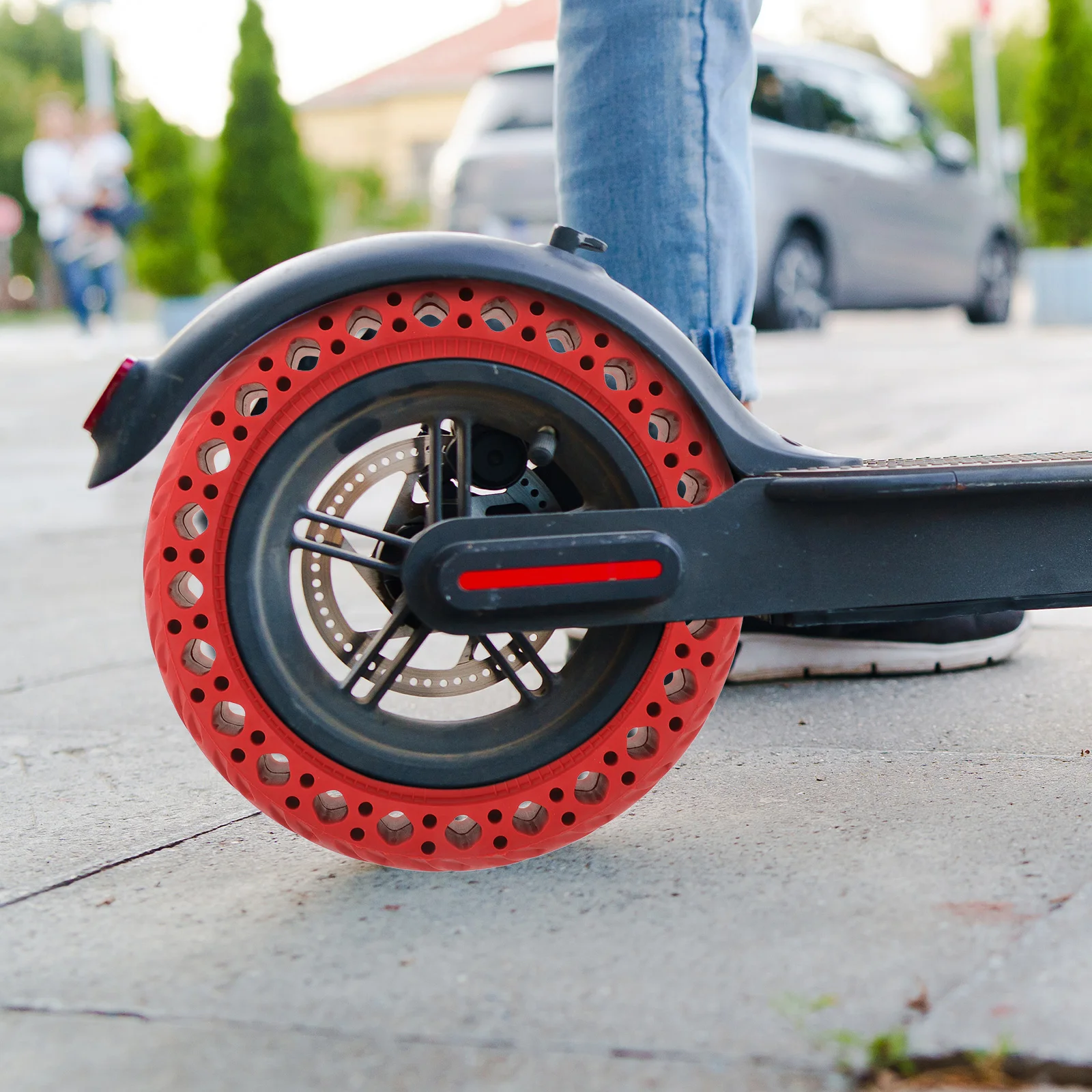 

Solid Tires for M365 Electric Scooter 8 Inches Rubber Replacement Front Rear Durable Wear Resistant Scooter Solid Tires