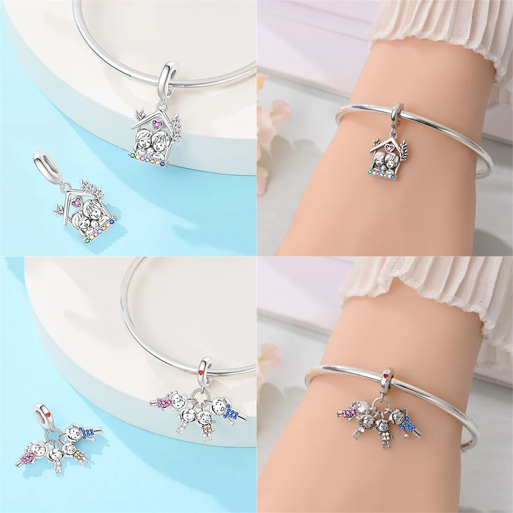 Посеребренные розовые бусины-ш – обзор и цена Women'S Keychain Accessories