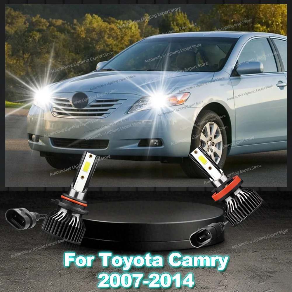 2/4Pcs Led Canbus Car Headlight Bulbs 180W Lamp 8 H11 HB3 9005 For Toyota Camry 2007 2008 2009 2010 2011 2012 2013 2014