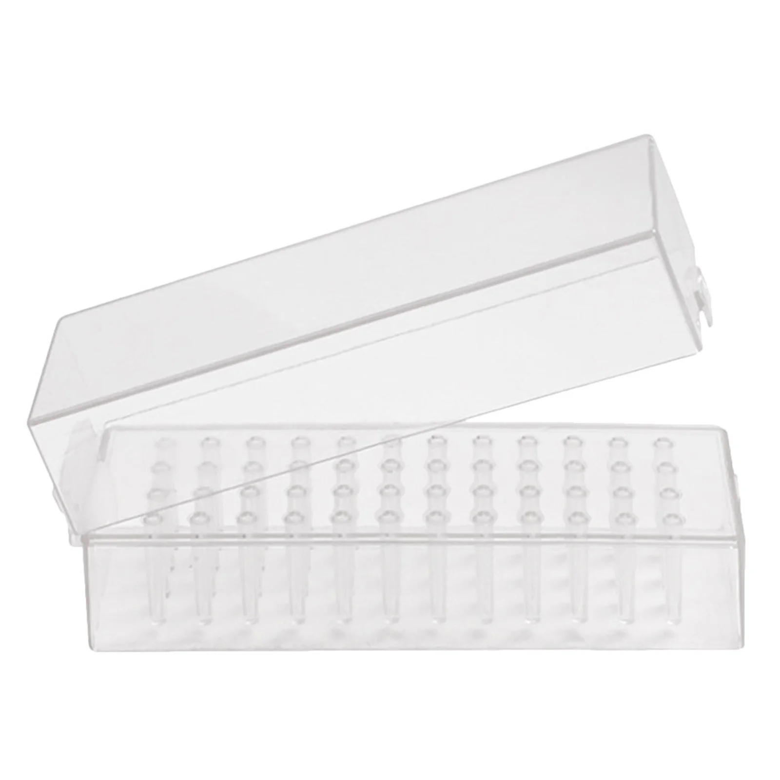 

Коробка для хранения сверл для ногтей, органайзер для полировки маникюра, акриловый алюминиевый держатель шлифовальной головки, инструмент для маникюрного салона