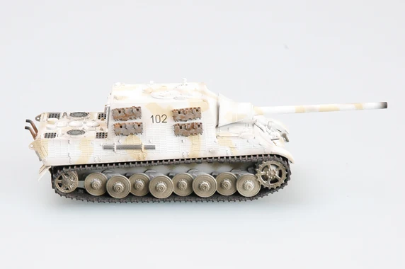 Easymodel 36115 1/72 German Tiger Hunter Heavy Tank 102# Assembled Finished Military Model Static Plastic Collection or Gift Ea